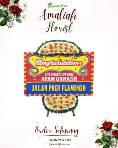 Bunga Papan Congratulation di Tangkahan